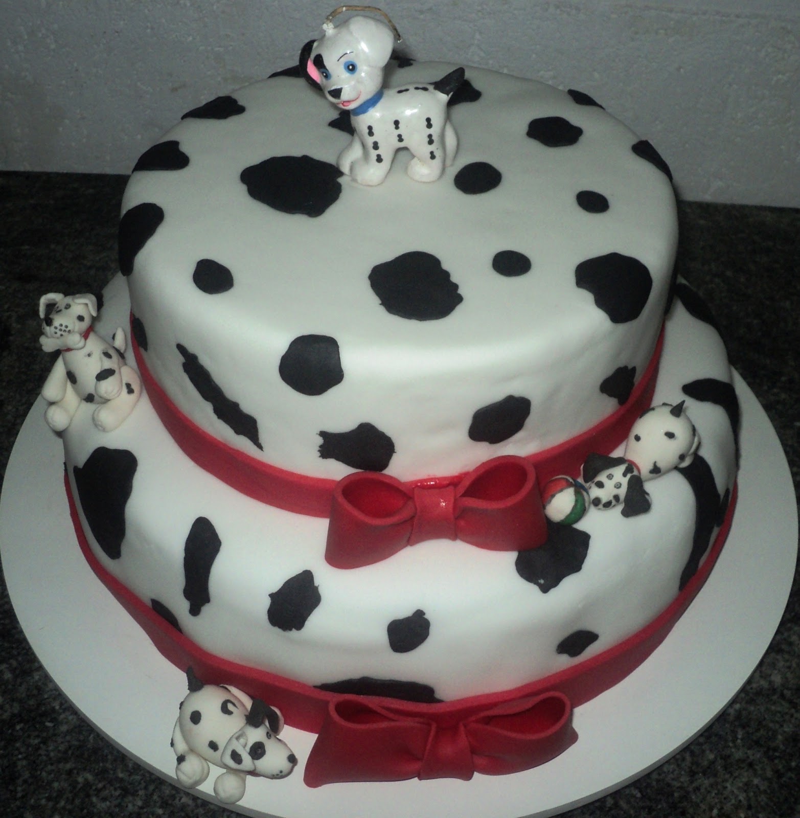 Marshmallow kit Festas Bolo Personalizado 101 Dálmatas Coberto e