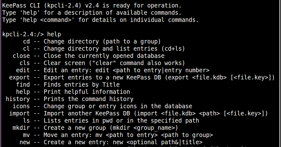 CLI (Command Line Interface) - USER INTERFACE