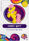 My Little Pony Wave 10 Sunny Rays Blind Bag Card