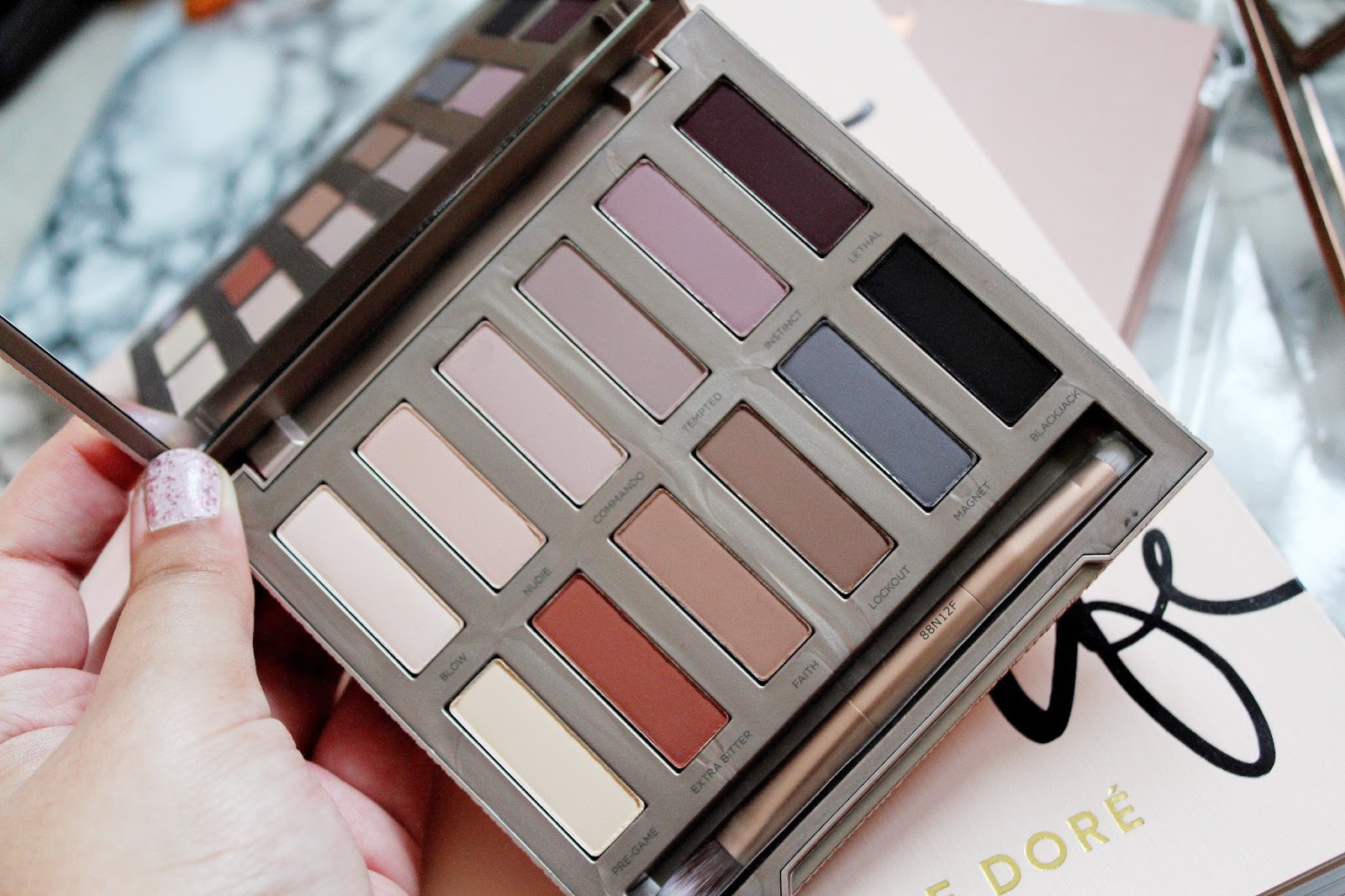 Urban Decay Naked Ultimate Basics Eyeshadow Palette Swatches, Review, Eye Look