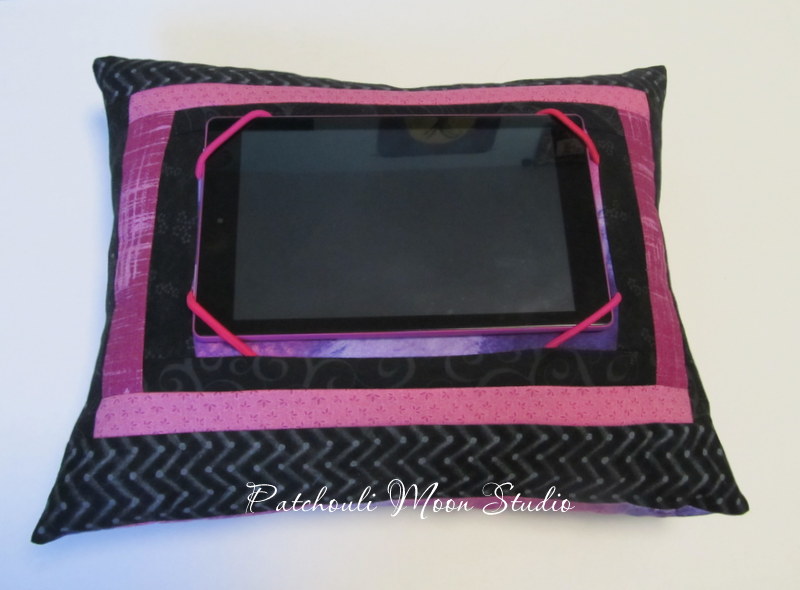 Patchouli Moon Studio Pillow to Hold Kindle Tablet