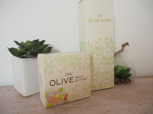 DHC Olive Corn Body Scrub and Polish | DHC Olive Body Butter 