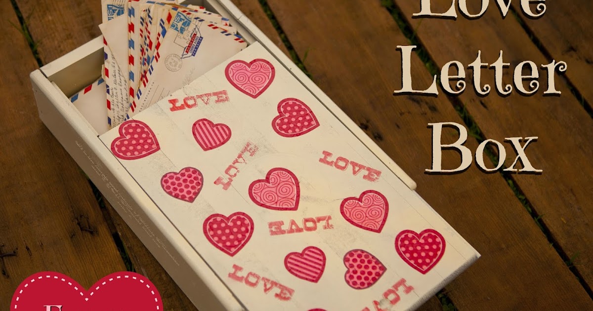 Valentine Love Letter Keepsake Box