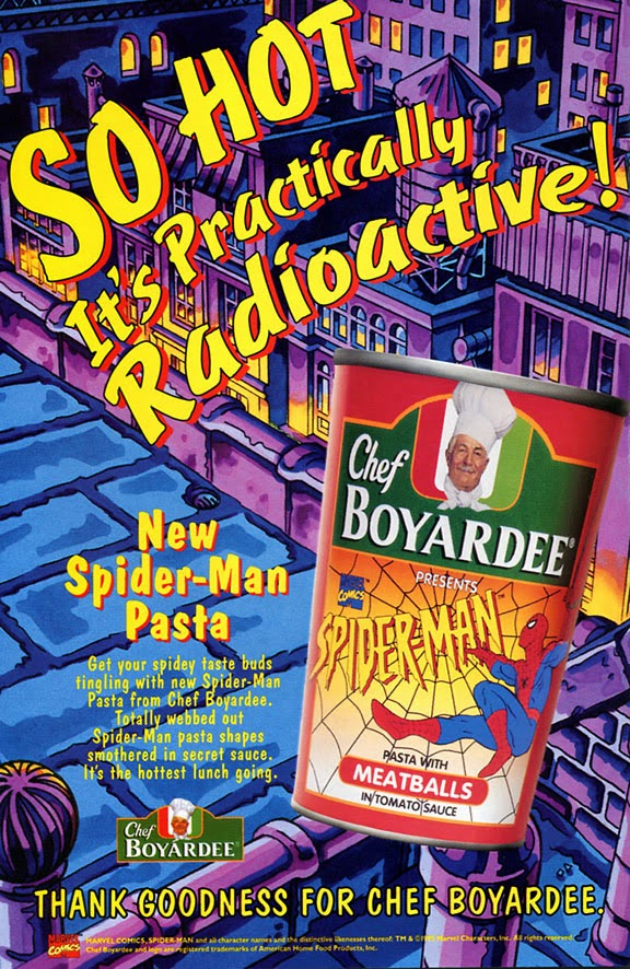The Peerless Power of Comics! Mmmmmm Marvel Pasta!