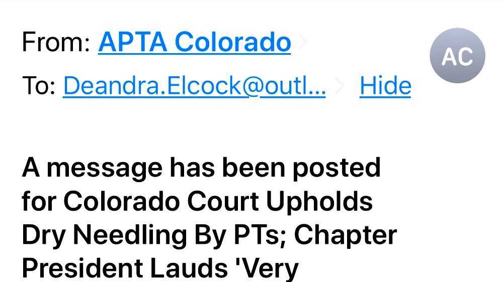 Physical therapy practice act