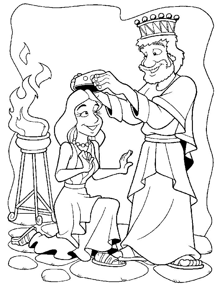 queen esther coloring pages and games - photo #12