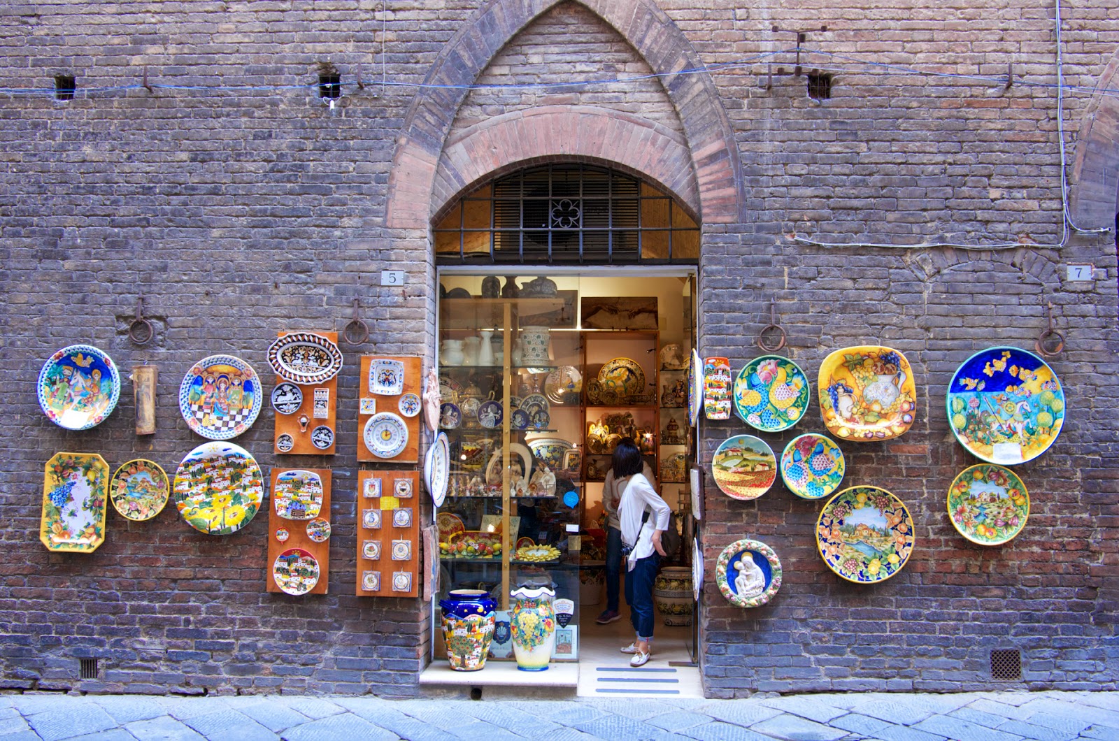 写真で見るイタリア ヴェネツィア フィレンツェ 旅行記 フィレンツェ シエナ シエナにあるお土産屋さん
