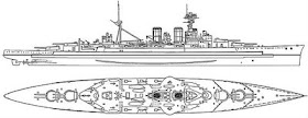 WW2 Battle of Atlantic - HMS Hood Blueprint
