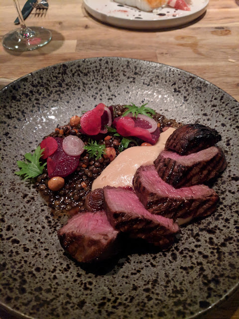Lamb dish served at Bastion in Kinsale in County Cork Ireland