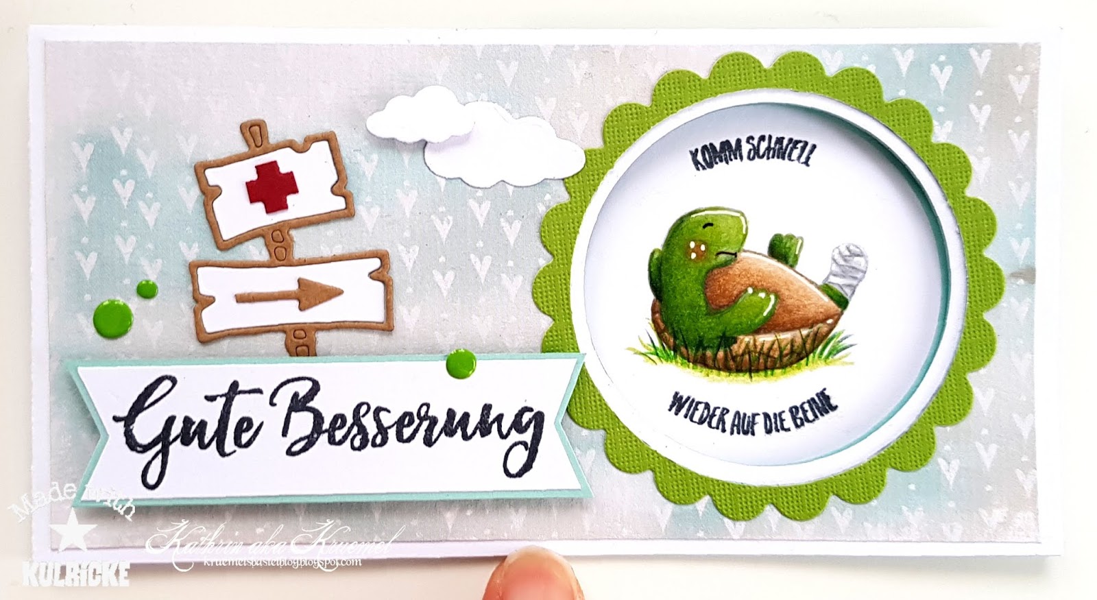 Kulricke Dies and Clearstamps Gute Besserung Kulricke Dies and Clearstamps Gute Besserung