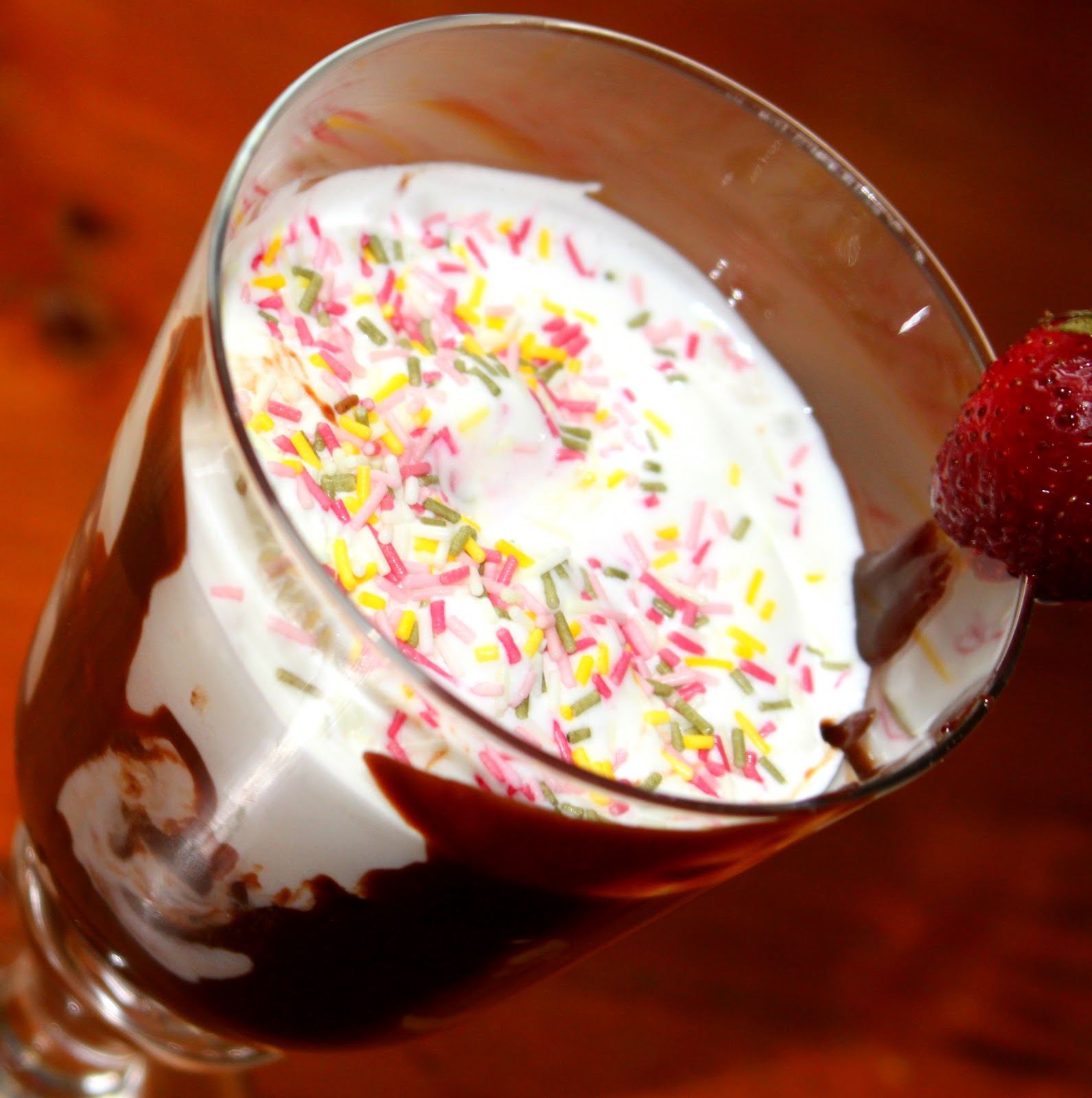 Step 1 Stand facing the stove. HOT CHOCOLATE FUDGE MILKSHAKE