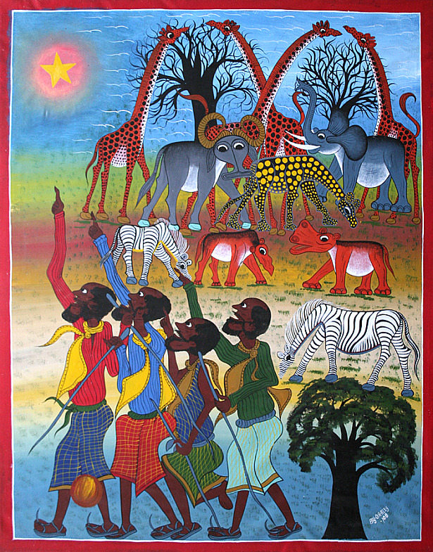 Африка в рисунках детей