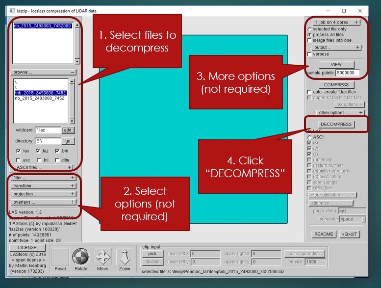 GeoBern Working with Lidar data in the LAZ format