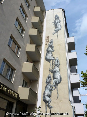 berlin, streetart, graffiti, Gebäude, roa, street art, art, 