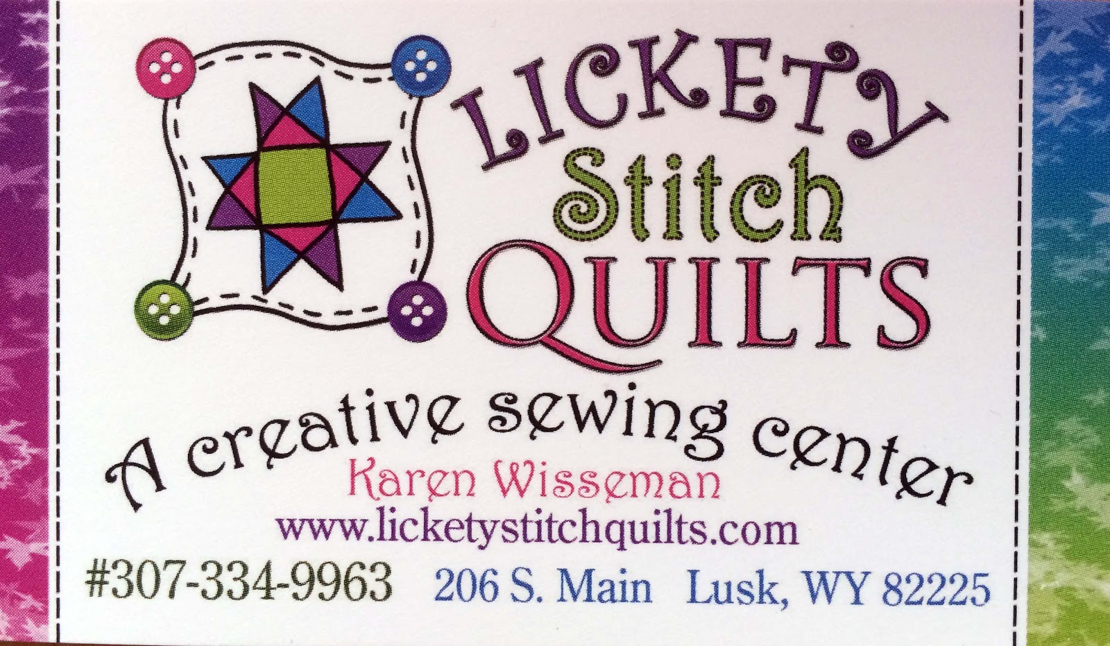 Cat Patches Quilt Shop Lickety Stitch Quilts, Lusk, Wyoming