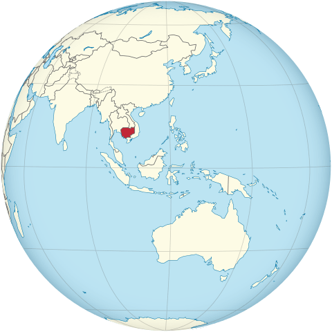 Letak negara Kamboja