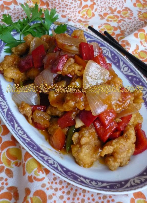 Citra's Home Diary Ayam asam manis (Sweet and sour Chicken)