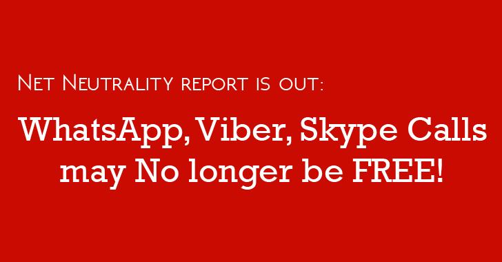 WhatsApp, Viber and Skype Internet Calls may No Longer be FREE in India