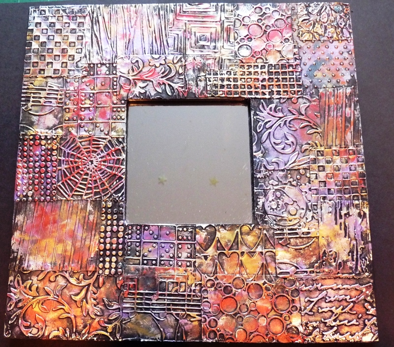 Beyond the Fringe Metal Foil Art Mirrors