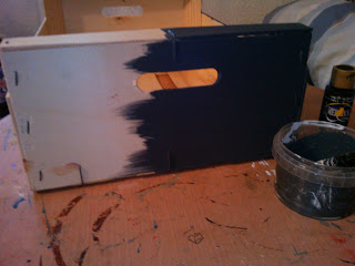 MANUALIDADES Y OTROS ENTRETENIMIENTOS: Decorar caja con pintura de pizarra