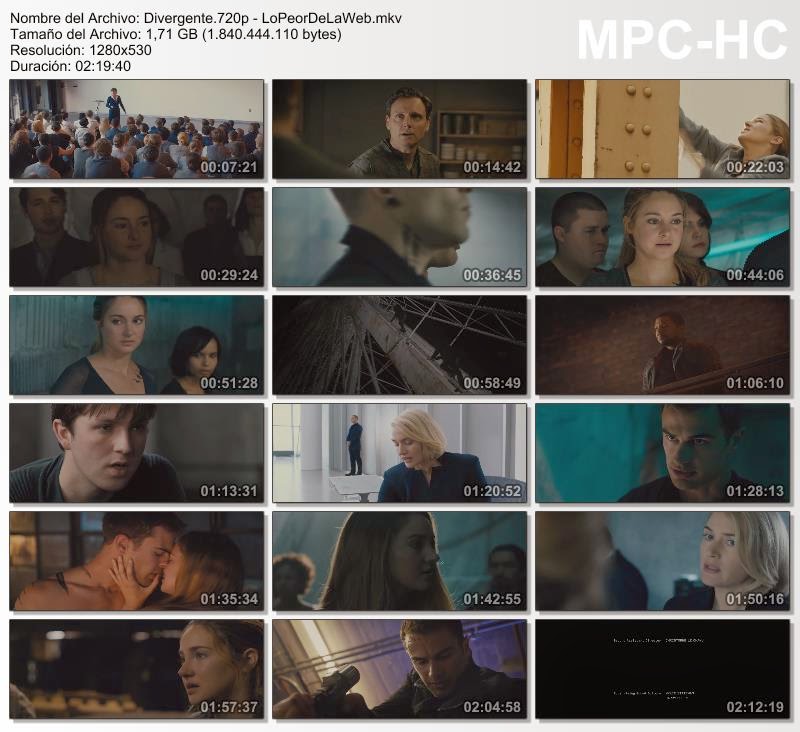 Divergente (2014) BrRip 720p Latino-Ingles  [MG]
