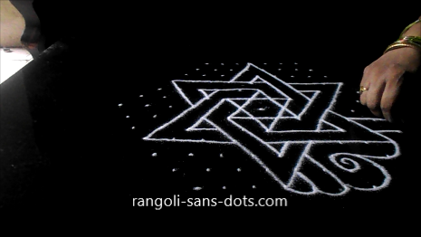 Diwali Rangoli Designs With Dots Step By Step Kolam By Sudha Balaji