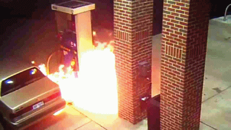 주유중 화재.gif | 인스티즈