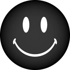 Amazing Collection of Black Smileys | Smiley Symbol
