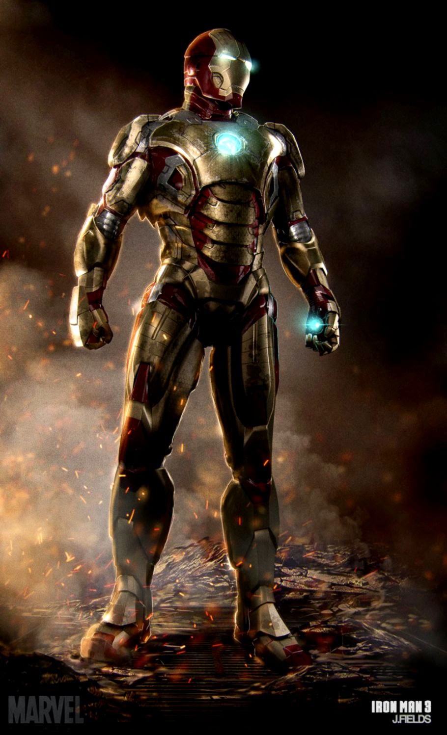 Wallpaper Hd Iron Man 3 Mark Marvel