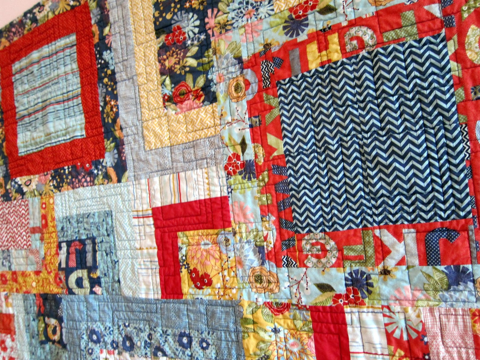 Ampersand & Stacked Squares Quilt