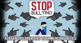 Korban Cyberbullying Tidak Memiliki Privasi