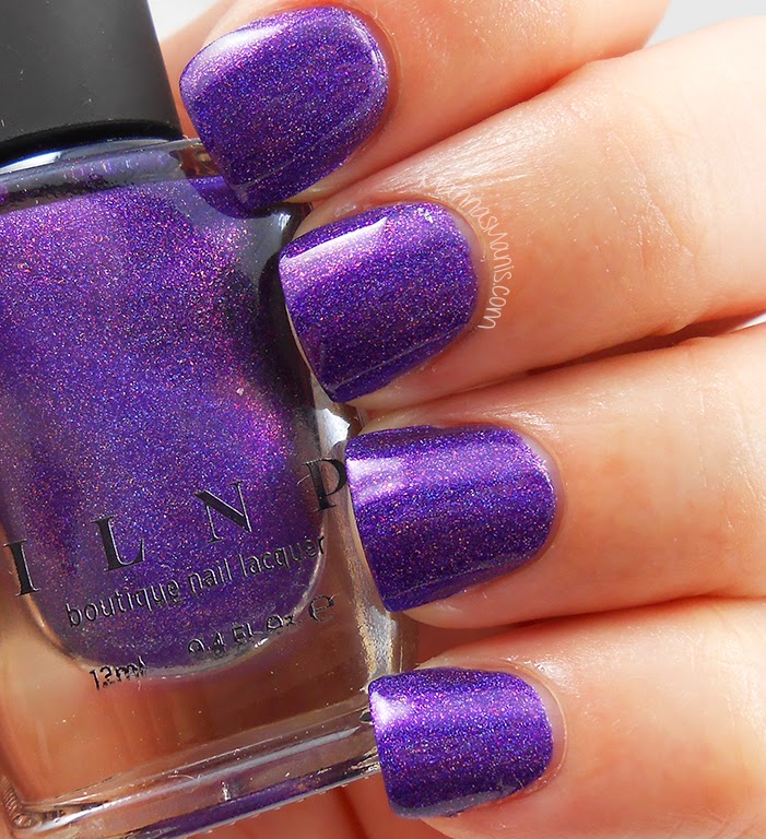 ILNP Purple Plasma, purple holographic nail polish