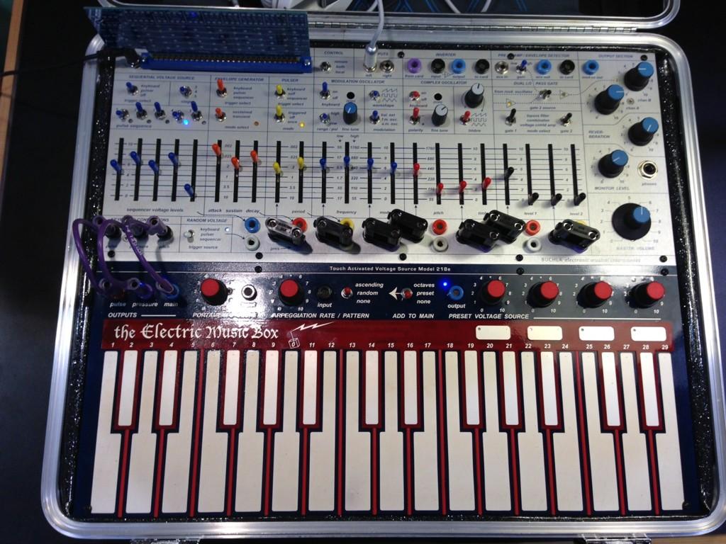 Celiar Structures NAMM 2013 Buchla The Electric Music Box