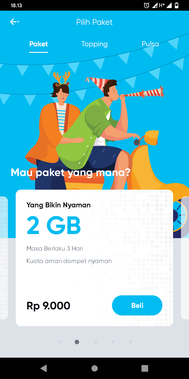 list of digital sim card internet packages by u telkomsel digital sim card internet packages