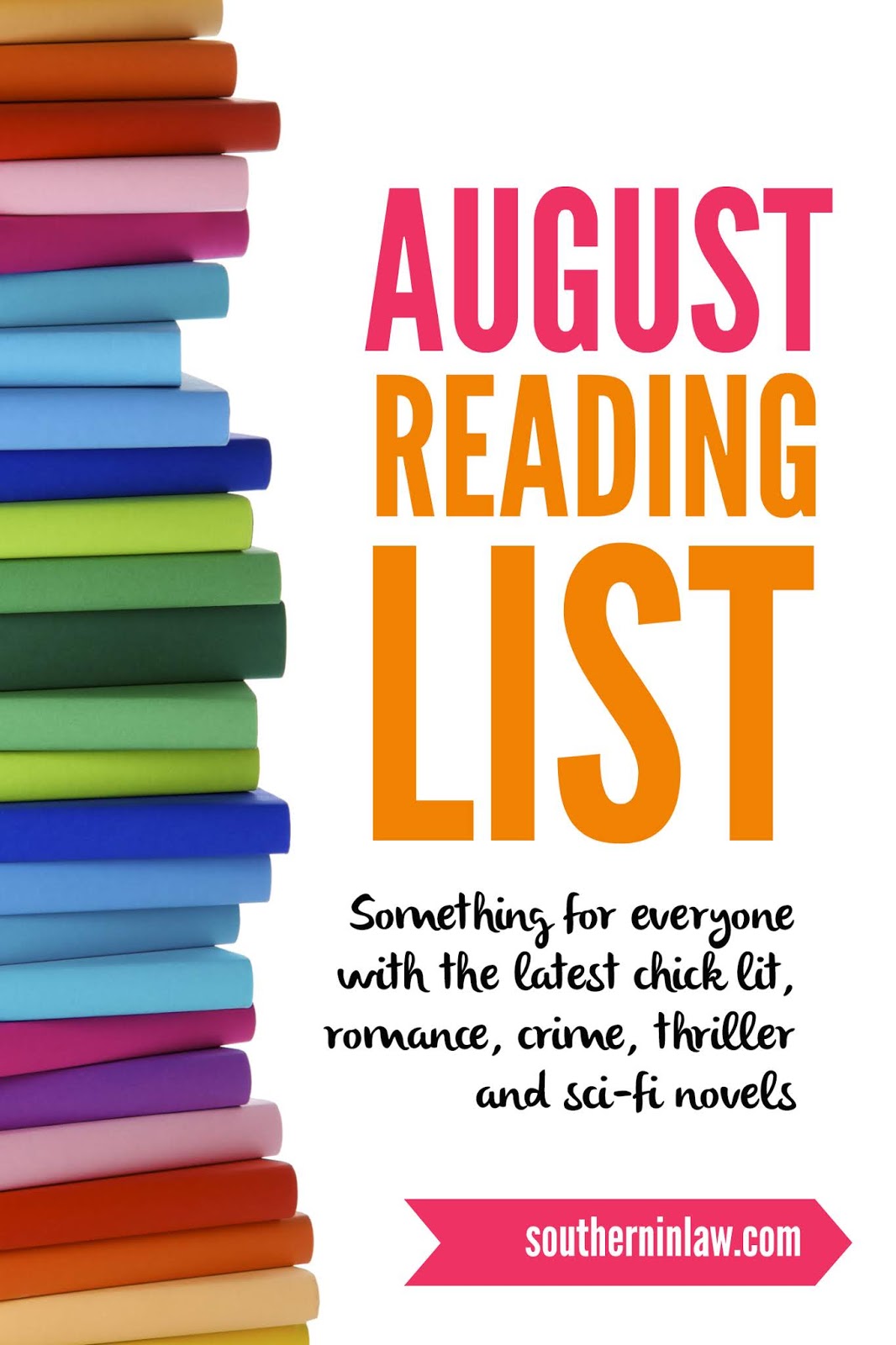 Southern In Law TBR August Reading List and Book