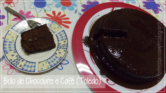 Bolo de Chocolate e Café