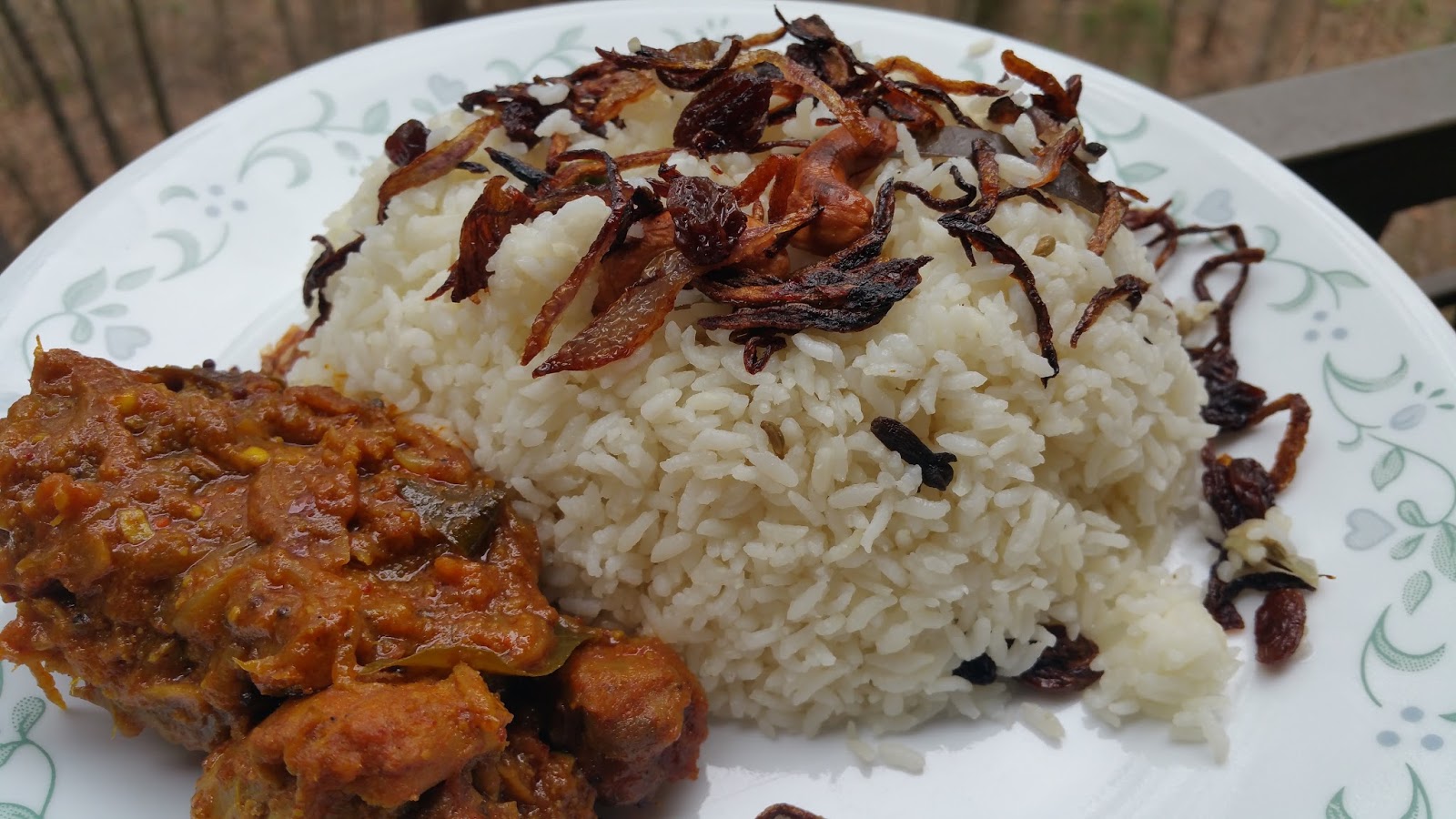 കഞ്ഞീം കറീം. Kerala Ghee Rice / Ney Choru Recipe