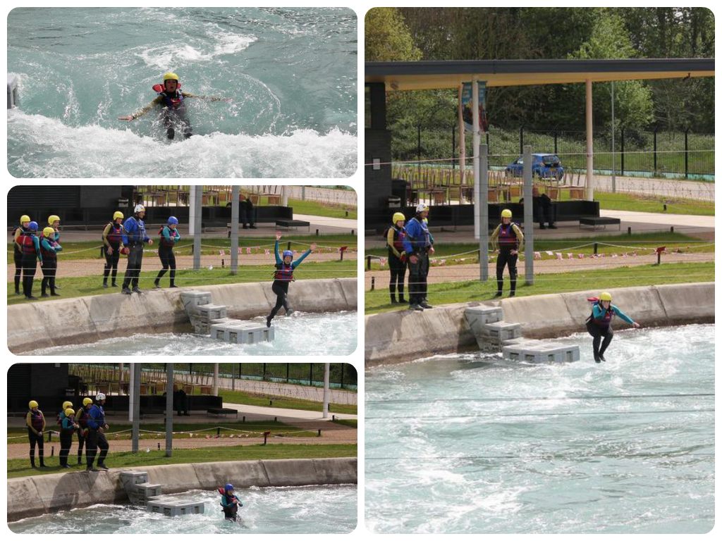 White water rafting at Lee Valley