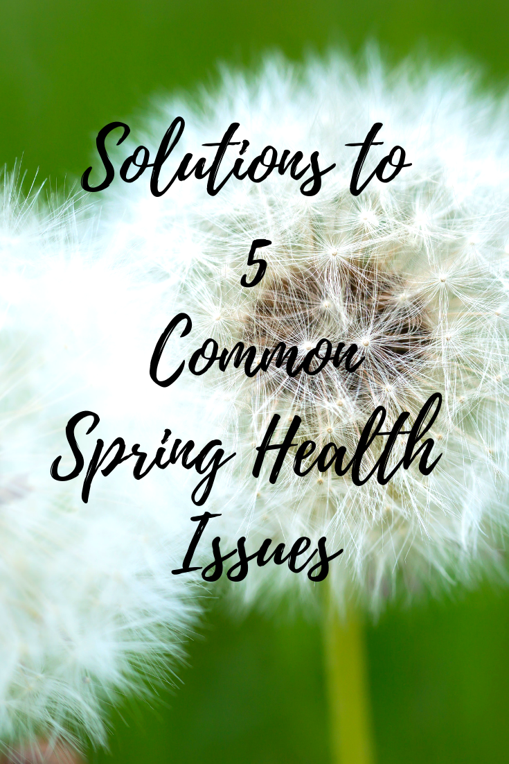 Solutions to 5 Common Spring Health Issues I do deClaire