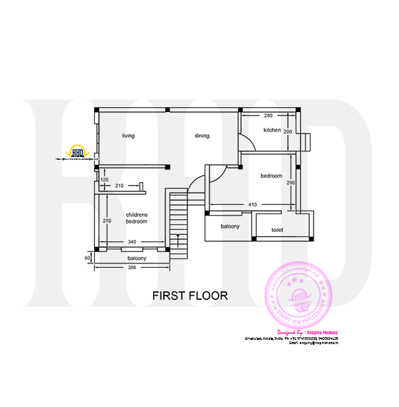 First floor plan