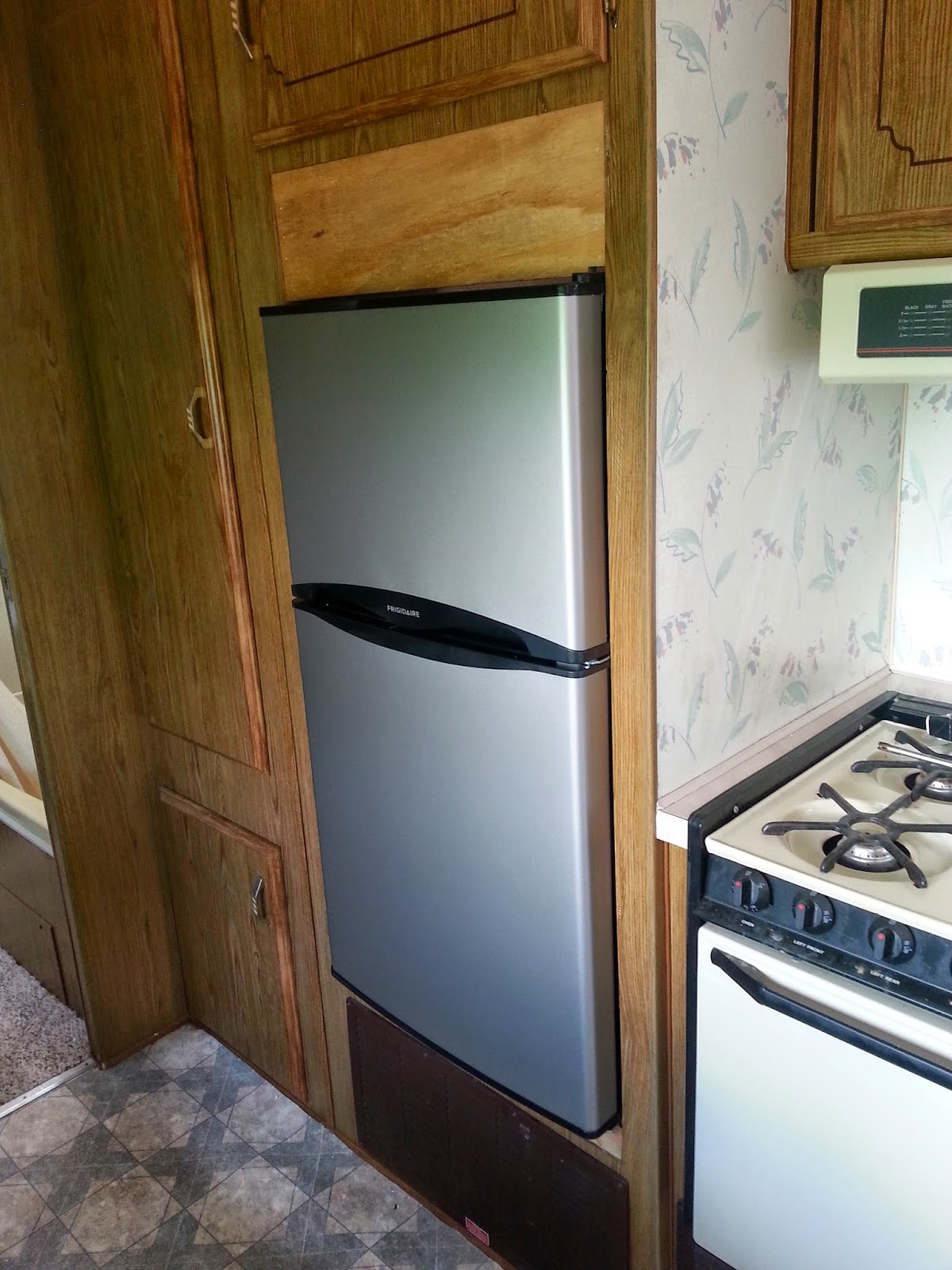 Installing a Residential Refrigerator in an RV Travel Trailer | Easy