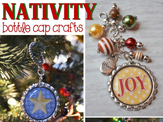 {NEW} Nativity Bottle Cap Crafts!