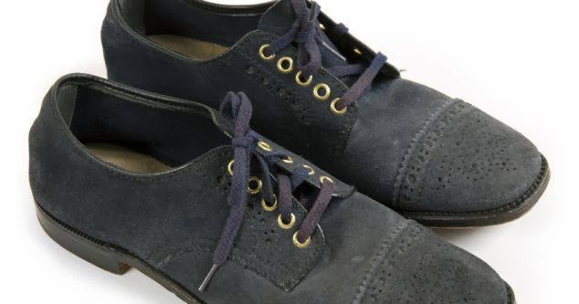 foot talk: Elvis's blue suede shoes for sale