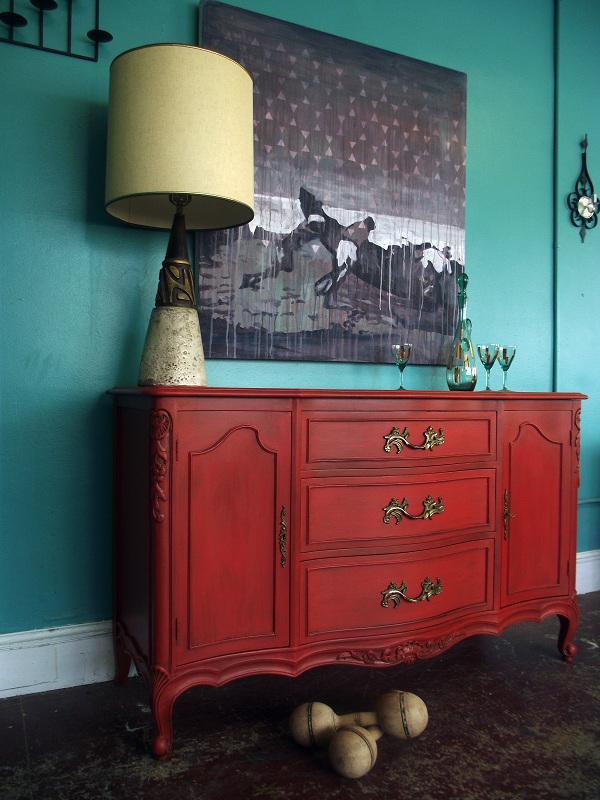 Vintage Ground Vintage Red Buffet / Sideboard