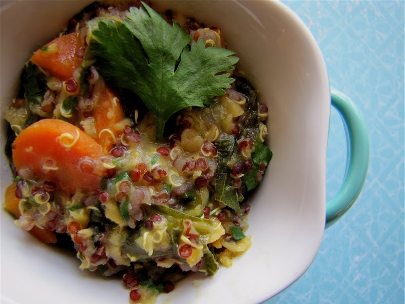 Albion Cooks Quinoa and Red Lentil Kitchari