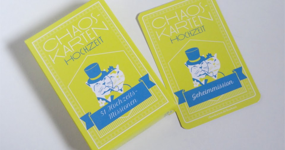 Steffi S Hochzeitsblog Das Chaoskarten Hochzeitsspiel