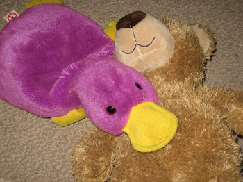 Tanner's favorite stuffed animals