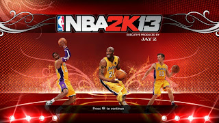 NBA 2K13 Lakers Startup Screen