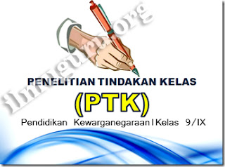 Judul dan Laporan PTK PKn Tingkat SMP/MTs