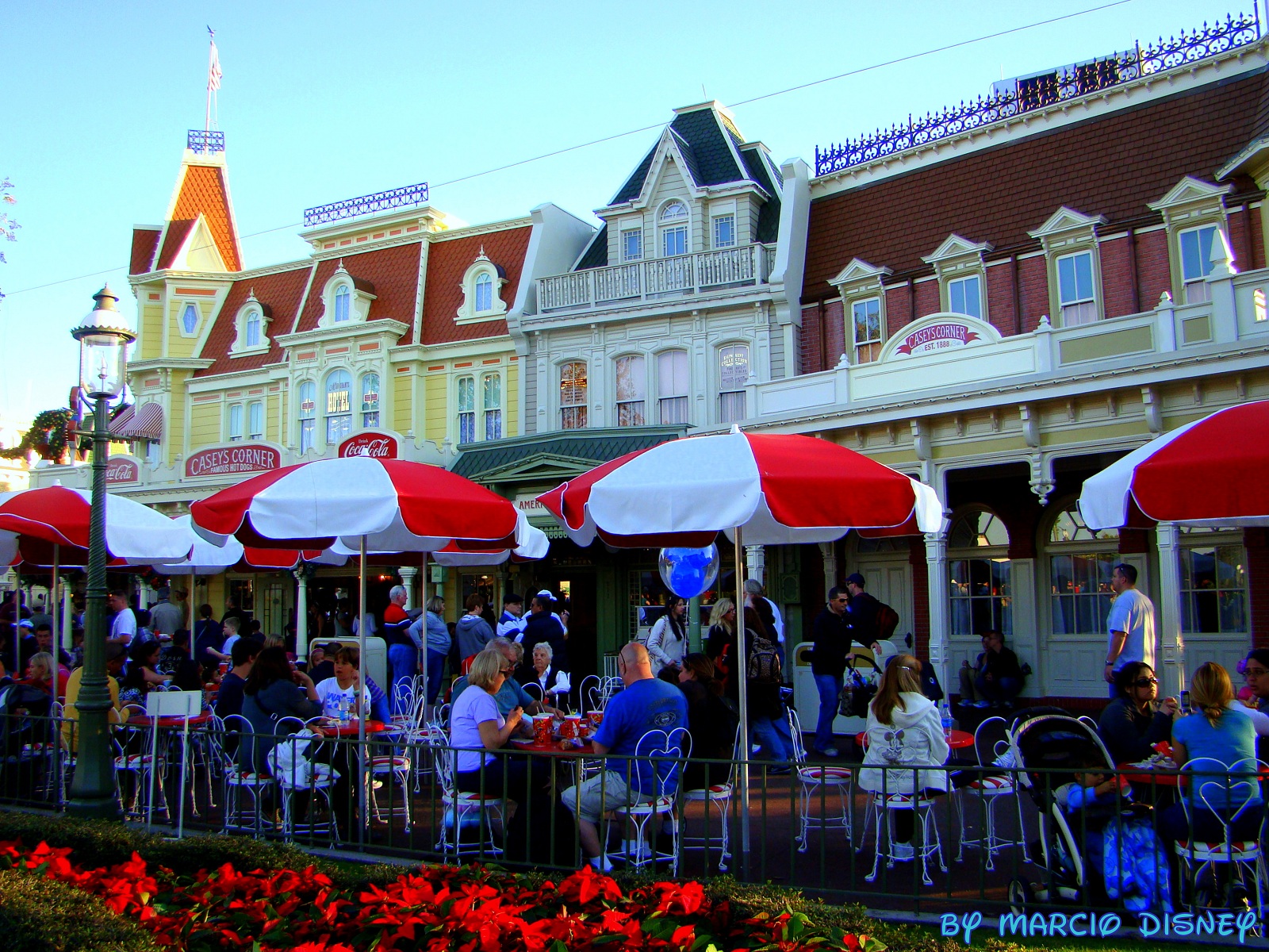 The Walt Disney World Picture of the Day Casey's Corner Facade